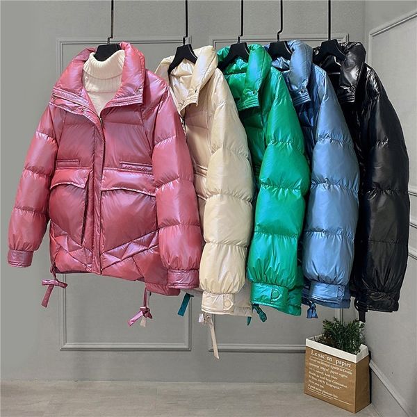 2021 New Winter Women Bright Color Short Parkas Thickness Warm Stand Collar Zipper Pocket White Duck Down Coat Outwear 1qdb, Black
2021 New Winter Women Bright Color Short Parkas Thickness Warm Stand Collar Zipper Pocket White Duck Down Coat Outwear 1qdb, Black