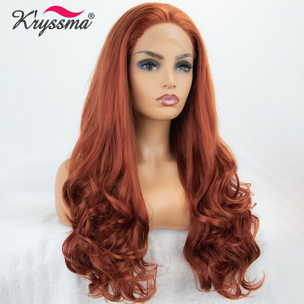 copper red orange wig synthetic lace front wig part high temperature fiber hair for halloween long wavy wigs for womenfactory direct, Black
copper red orange wig synthetic lace front wig part high temperature fiber hair for halloween long wavy wigs for womenfactory direct, Black