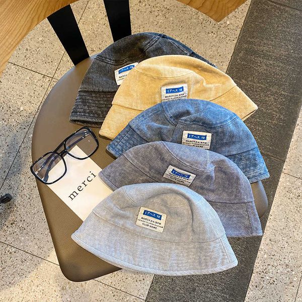 stick cloth cowboy fisherman's female korean fashion ins versatile short eaves travel sun protection basin hat male, Blue;gray
stick cloth cowboy fisherman's female korean fashion ins versatile short eaves travel sun protection basin hat male, Blue;gray