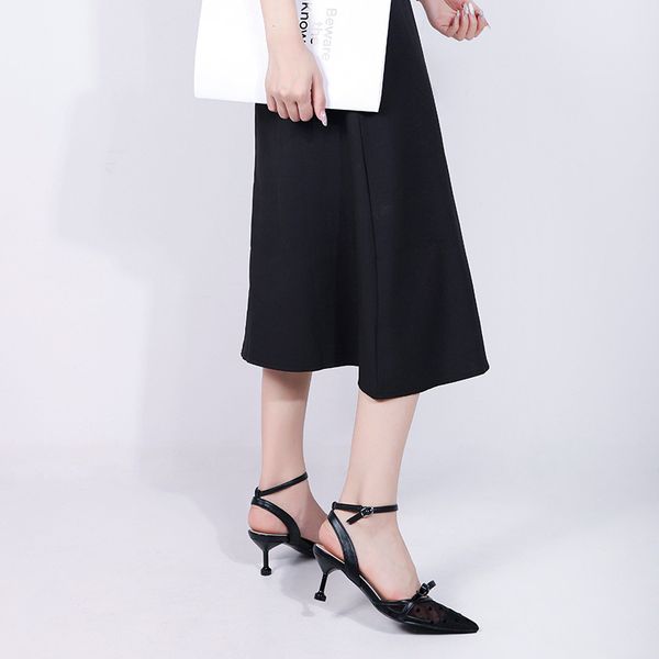 autumn 2020 new baotou sandals heart-shaped mesh buckle hollow pointed high heel bow womens shoes, Black
autumn 2020 new baotou sandals heart-shaped mesh buckle hollow pointed high heel bow womens shoes, Black