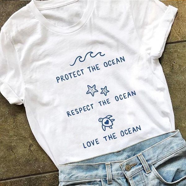 protect respect love ocean women tshirt turtle starfish graphic t-shirt protect whales tees cotton drop shipping, White
protect respect love ocean women tshirt turtle starfish graphic t-shirt protect whales tees cotton drop shipping, White