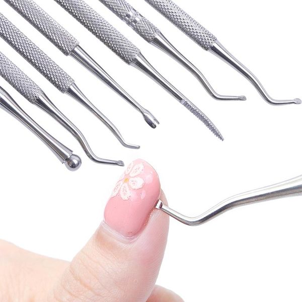 nail art kits dual-ended silver groove pick toe finger corrector cuticle pusher stainless steel remover dead skin manicure tools
nail art kits dual-ended silver groove pick toe finger corrector cuticle pusher stainless steel remover dead skin manicure tools