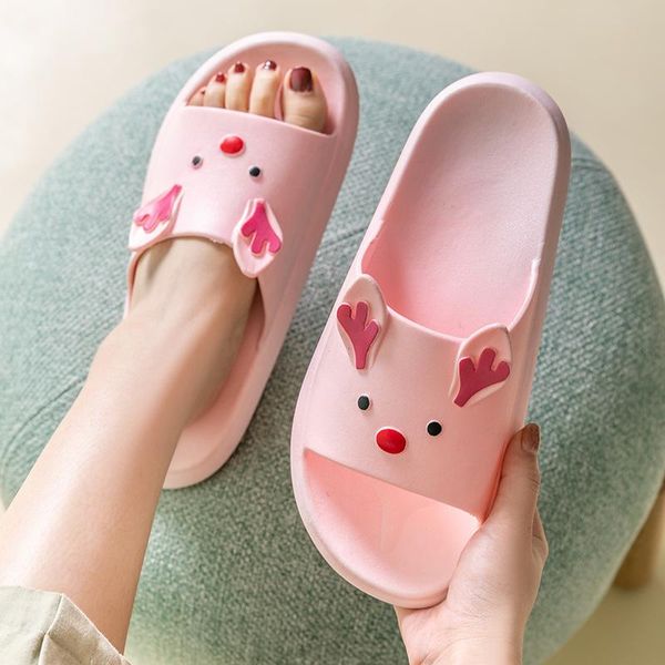 slippers cute cartoon women home summer couples shoes girl bathroom non-slip soft bottom baby sandals, Black
slippers cute cartoon women home summer couples shoes girl bathroom non-slip soft bottom baby sandals, Black