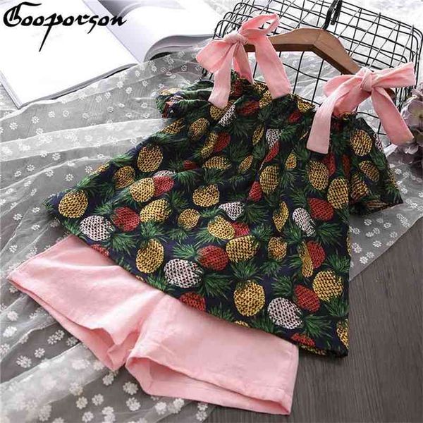 girls clothes set summer pineapple printed cotton shirt and shorts set cute children clothes sets fashion sets 210715, White
girls clothes set summer pineapple printed cotton shirt and shorts set cute children clothes sets fashion sets 210715, White