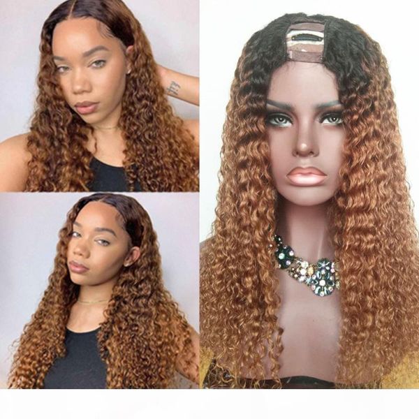 ombre brown t#1b 30 u part human hair wigs curly brazilian remy hair two tone brown 2*4" u part curly wigs anlimer, Black;brown
ombre brown t#1b 30 u part human hair wigs curly brazilian remy hair two tone brown 2*4" u part curly wigs anlimer, Black;brown