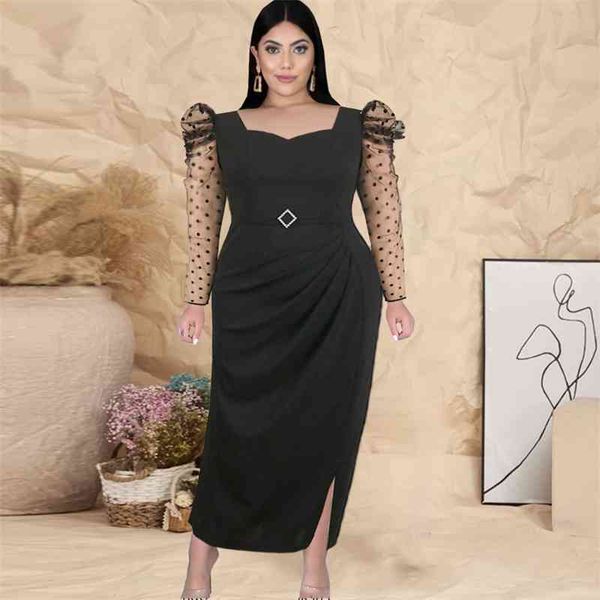 long sleeve bodycon dresses plus size 4xl 5xl color block polka dot midi length elegant ladies evening birthday party robe 210527, Black;gray
long sleeve bodycon dresses plus size 4xl 5xl color block polka dot midi length elegant ladies evening birthday party robe 210527, Black;gray