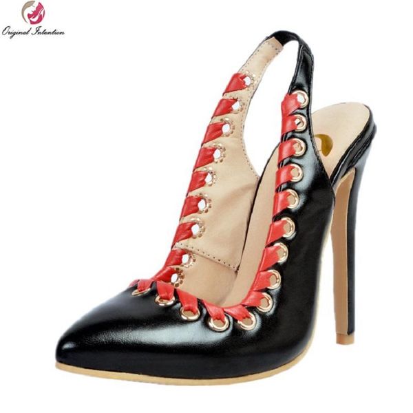 dress shoes original intention women sandals gorgeous pointed toe thin high heels nice back strap black woman plus us size 4-15
dress shoes original intention women sandals gorgeous pointed toe thin high heels nice back strap black woman plus us size 4-15