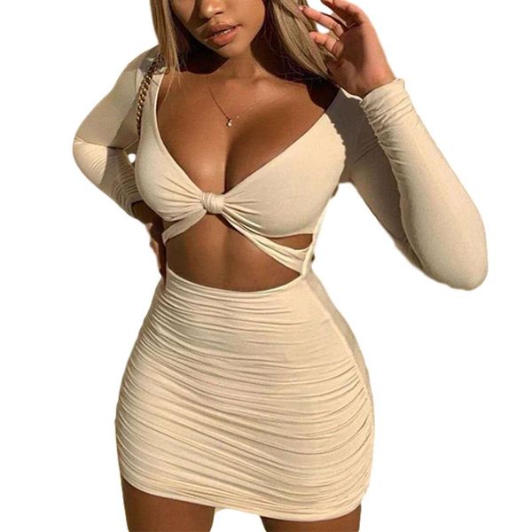 casual dresses ladies hollow out bodycon pencil dress women long sleeve deep v neck high waist solid skinny club party ruched mini, Black;gray
casual dresses ladies hollow out bodycon pencil dress women long sleeve deep v neck high waist solid skinny club party ruched mini, Black;gray