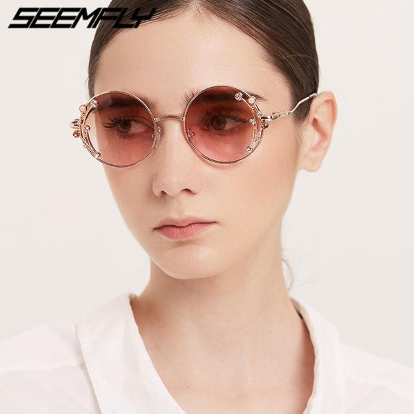 seemfly colorful round rhinestone sunglasses women diamond sun glasses classic eyeglasses vintage uv400 shades female goggle new, White;black
seemfly colorful round rhinestone sunglasses women diamond sun glasses classic eyeglasses vintage uv400 shades female goggle new, White;black