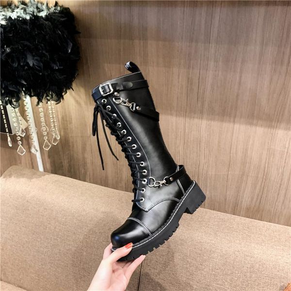 boots heavy soled locomotives autumn 2021 women's british knee length knight high tube, Black
boots heavy soled locomotives autumn 2021 women's british knee length knight high tube, Black