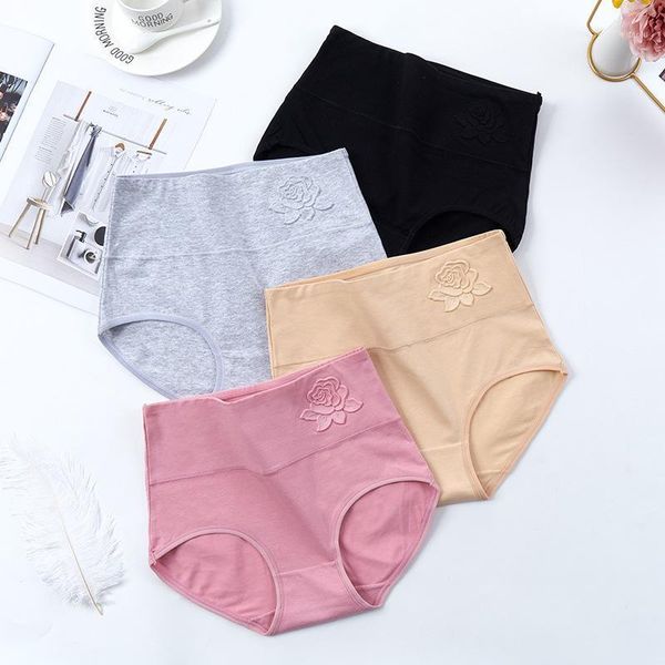cotton women's panties elastic soft large size xxxl embossed rose ladies underwear breathable high waist briefs, Black;pink
cotton women's panties elastic soft large size xxxl embossed rose ladies underwear breathable high waist briefs, Black;pink