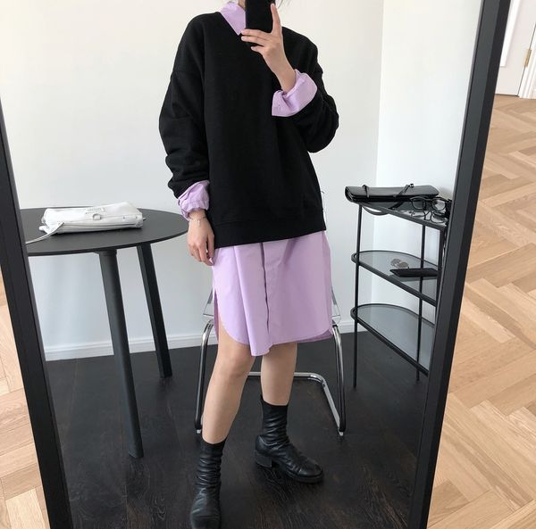 new 2021 loose long sleeve shirt for women turn down collar violet midi female blouses lg4l, White
new 2021 loose long sleeve shirt for women turn down collar violet midi female blouses lg4l, White