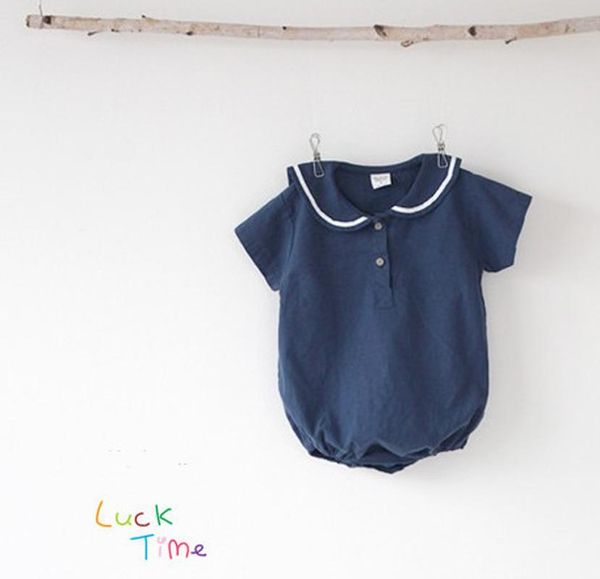jumpsuits ins girl and boy baby college wind bodysuit summer navy ultra-thin cool lapel babysuit clothes set, Blue
jumpsuits ins girl and boy baby college wind bodysuit summer navy ultra-thin cool lapel babysuit clothes set, Blue