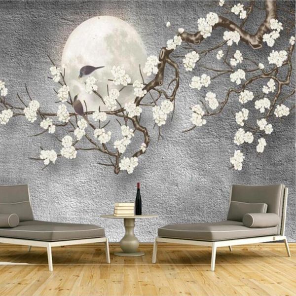 wallpapers dropship custom any size mural wallpaper hand-painted white plum blossoms bird tv background wall decoration
wallpapers dropship custom any size mural wallpaper hand-painted white plum blossoms bird tv background wall decoration