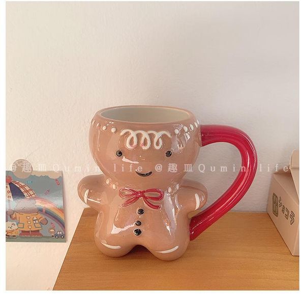 mugs 3d creativity christmas ceramic cute cartoon gingerbread man water cup cookie coffee mug kawaii tazas gifts for friends
mugs 3d creativity christmas ceramic cute cartoon gingerbread man water cup cookie coffee mug kawaii tazas gifts for friends