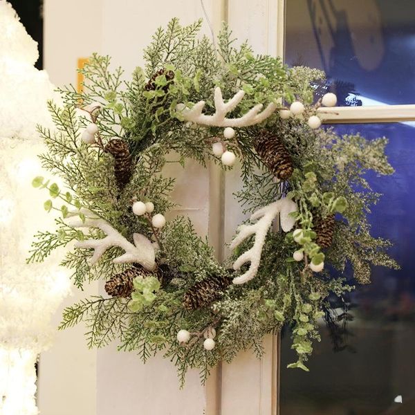 decorative flowers & wreaths artificial christmas plant wall hanging decoration indoor horn garland party
decorative flowers & wreaths artificial christmas plant wall hanging decoration indoor horn garland party