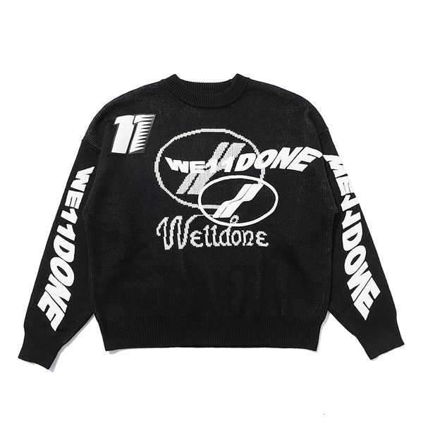 2021 british style we11done pullover cotton fall/winter new foam letter thickened sweater for men and women sl86, White;black
2021 british style we11done pullover cotton fall/winter new foam letter thickened sweater for men and women sl86, White;black