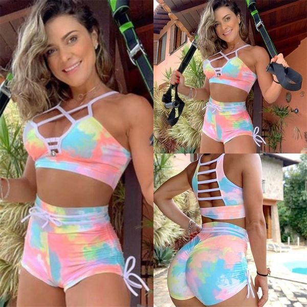 5xl tie dye women swimsuit cross push up bra vest shorts sets tankini fashion back hollow out bikinis summer beach swimwear h28sw7, White
5xl tie dye women swimsuit cross push up bra vest shorts sets tankini fashion back hollow out bikinis summer beach swimwear h28sw7, White