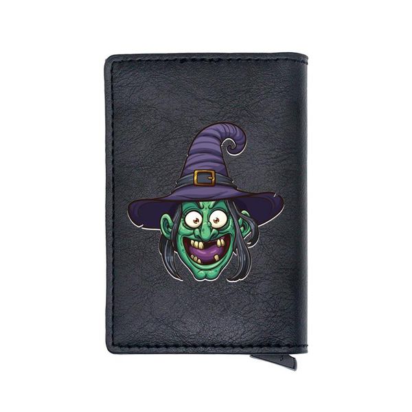 card holders 2021 fashion halloween witch digital printing pu leather holder men women wallet, Brown;gray
card holders 2021 fashion halloween witch digital printing pu leather holder men women wallet, Brown;gray