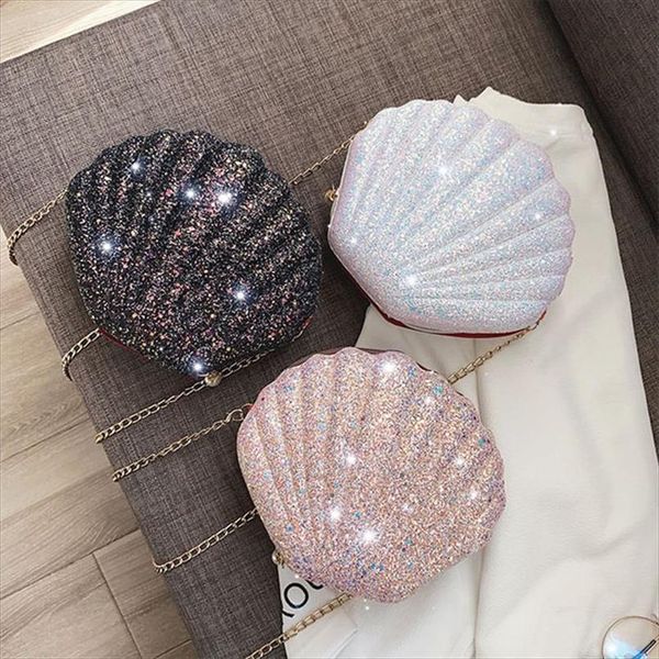 sequin shell womens shoulder bags crossbody bag pearl zipper messager bag shiny lady summer purses small sac
sequin shell womens shoulder bags crossbody bag pearl zipper messager bag shiny lady summer purses small sac