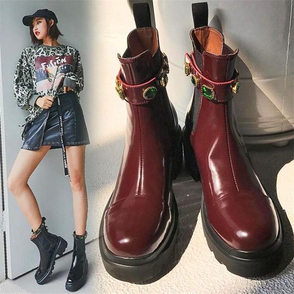boots winter women's high-heeled increase thick-soled lace black round toe fashion short
boots winter women's high-heeled increase thick-soled lace black round toe fashion short