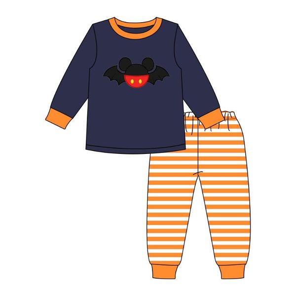 clothing sets autumn style cotton baby boys suit bat embroidered navy blue long-sleeved and hang white striped trousers
clothing sets autumn style cotton baby boys suit bat embroidered navy blue long-sleeved and hang white striped trousers