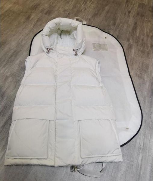 men /women hooded down vest thick warm velcro design jacket waterproof parkas white /black size 12345, Black;white
men /women hooded down vest thick warm velcro design jacket waterproof parkas white /black size 12345, Black;white