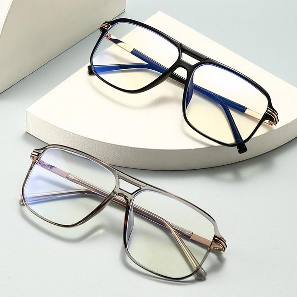 fashion sunglasses frames 2021 anti blue light square frame glasses men uv400 metal blocking computer eyeglasses women, Black
fashion sunglasses frames 2021 anti blue light square frame glasses men uv400 metal blocking computer eyeglasses women, Black
