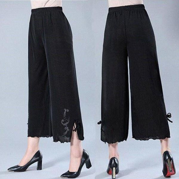 women's pants & capris women summer black loose wide leg femme trousers office lady wear casual slim chic plus size 5xl pantalon f186, Black;white
women's pants & capris women summer black loose wide leg femme trousers office lady wear casual slim chic plus size 5xl pantalon f186, Black;white