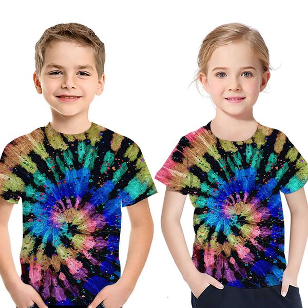 color digital 2020 tie summer new dye mixed printing loose and breathable children's short sleeve sports t-shi, Black;white
color digital 2020 tie summer new dye mixed printing loose and breathable children's short sleeve sports t-shi, Black;white