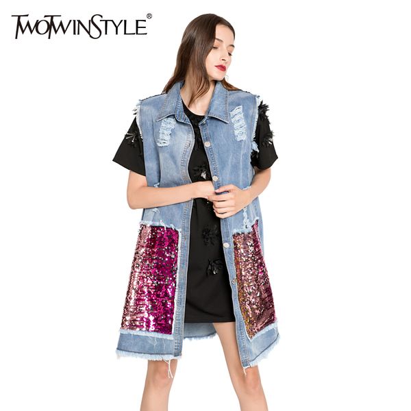 patchwork sequin denim jacket for women lapel short sleeve casual streetwear jacket female 2020 fashion clothing, Black;brown
patchwork sequin denim jacket for women lapel short sleeve casual streetwear jacket female 2020 fashion clothing, Black;brown