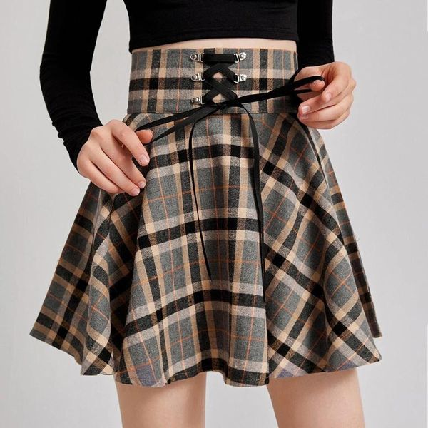 women's skirts sequined casual summer 2021 fashion retro punk plaid print skirt strap zipper short mini pleated skirts, Black
women's skirts sequined casual summer 2021 fashion retro punk plaid print skirt strap zipper short mini pleated skirts, Black