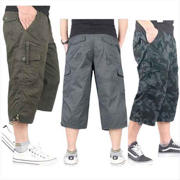 cargo casual cotton multi pockets women pant breeches cropped trousers military camouflage calf length, Black
cargo casual cotton multi pockets women pant breeches cropped trousers military camouflage calf length, Black