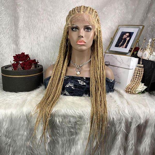 synthetic wigs toocci braided lace wig africaines 30 inch long box front for women hair, Black
synthetic wigs toocci braided lace wig africaines 30 inch long box front for women hair, Black