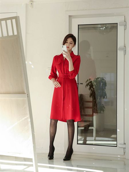 new 2021 office lady work wear elegant spring winter women with belted casual bandage vestidos robe 4xqs, Black;gray
new 2021 office lady work wear elegant spring winter women with belted casual bandage vestidos robe 4xqs, Black;gray