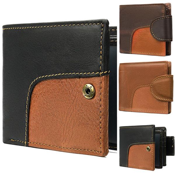 2021 new 100% genuine leather men wallet small mini card holder male walet pocket retro purse high quatily, Red;black
2021 new 100% genuine leather men wallet small mini card holder male walet pocket retro purse high quatily, Red;black