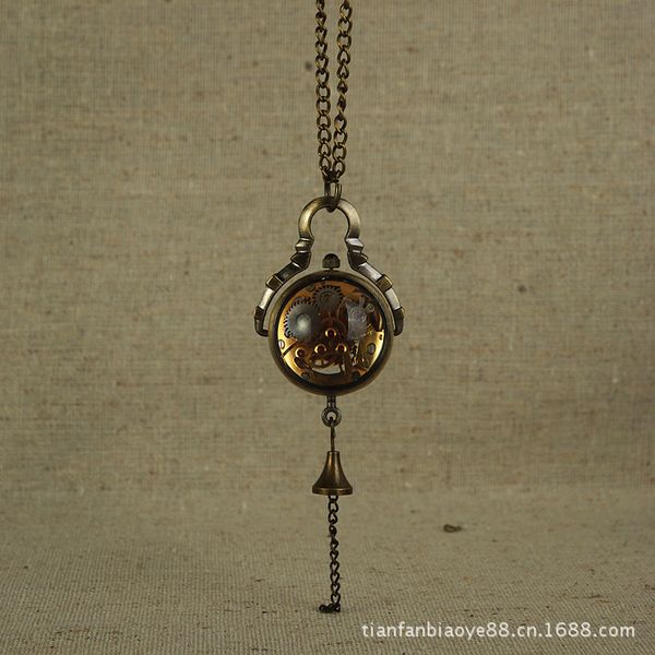 pocket watch small mechanical ball necklace sweater chain korean uwoe, Slivery;brown
pocket watch small mechanical ball necklace sweater chain korean uwoe, Slivery;brown
