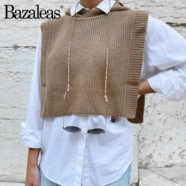 women's vests bazaleas winter khaki pull femme with hat vintage side split knit camis chic women sweater casual knitted tank, Black;white
women's vests bazaleas winter khaki pull femme with hat vintage side split knit camis chic women sweater casual knitted tank, Black;white