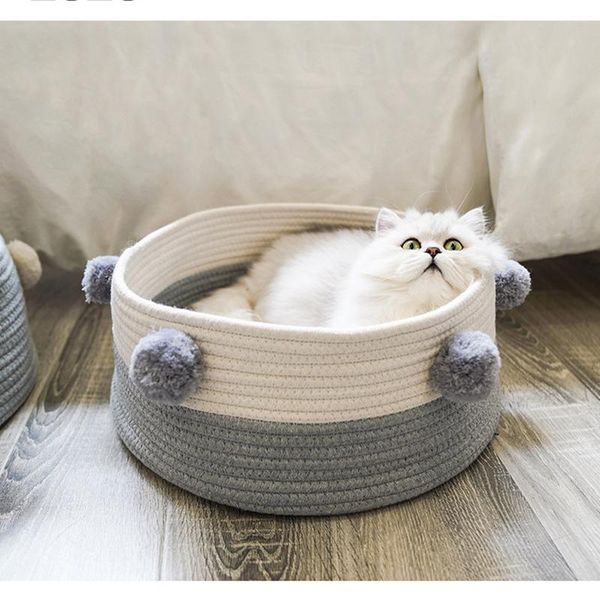 cat beds & furniture simple house pet basket comfortable bed small dog kennel supplies pompon cotton available in all seasons
cat beds & furniture simple house pet basket comfortable bed small dog kennel supplies pompon cotton available in all seasons