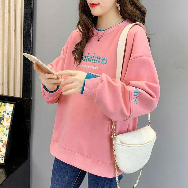 women's hoodies & sweatshirts women crewneck oversized sweater pullover ladies printed letter autumn casual loose sweatshirt blouse sud, Black
women's hoodies & sweatshirts women crewneck oversized sweater pullover ladies printed letter autumn casual loose sweatshirt blouse sud, Black