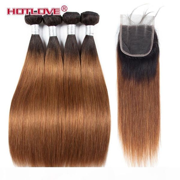 pre -colored hair weave 4 bundles with closure 4x4 1b 30 dark roots ombre brazilian straight human hair bundles with closure ove, Black;brown
pre -colored hair weave 4 bundles with closure 4x4 1b 30 dark roots ombre brazilian straight human hair bundles with closure ove, Black;brown