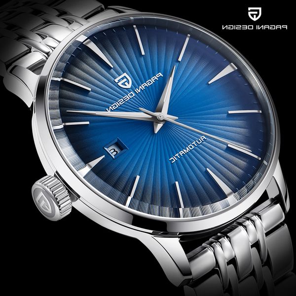 pagani design new brand luxury men's classic mechanical watch men automatic watches waterproof clock wristwatch mens, Slivery;brown
pagani design new brand luxury men's classic mechanical watch men automatic watches waterproof clock wristwatch mens, Slivery;brown