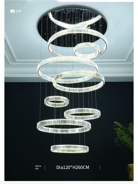 modern chandelier living room duplex building country villa empty loft lamps simple and creative stairwell long crystal chandeli
modern chandelier living room duplex building country villa empty loft lamps simple and creative stairwell long crystal chandeli