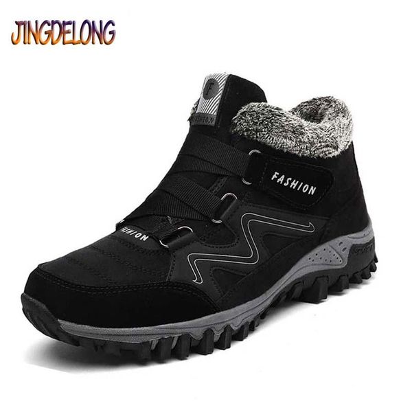 boots fashion brand men's suede men ankle fur warm snow outdoor sneakers winter waterproof mens footwear, Black
boots fashion brand men's suede men ankle fur warm snow outdoor sneakers winter waterproof mens footwear, Black