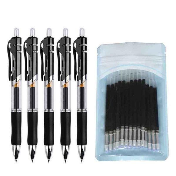gel pens school office supplies retractable pen set 0.5mm black/red/blue large capacity ball point handle replaceable refills rod
gel pens school office supplies retractable pen set 0.5mm black/red/blue large capacity ball point handle replaceable refills rod