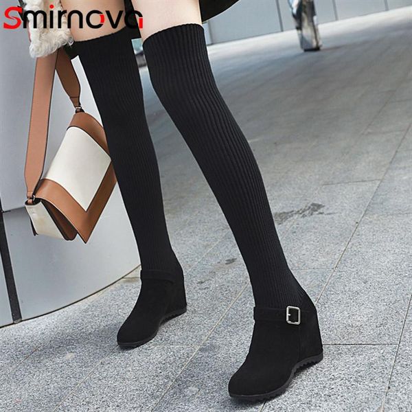 boots smirnova 2021 arrival winter famale round toe slip on shoes high heels black height increasing women's
boots smirnova 2021 arrival winter famale round toe slip on shoes high heels black height increasing women's