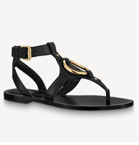 women leather sandals gold-tone metal ring faro summer designer lady ankle strap buckle flat rubber outsole sandal size35-42, Black
women leather sandals gold-tone metal ring faro summer designer lady ankle strap buckle flat rubber outsole sandal size35-42, Black