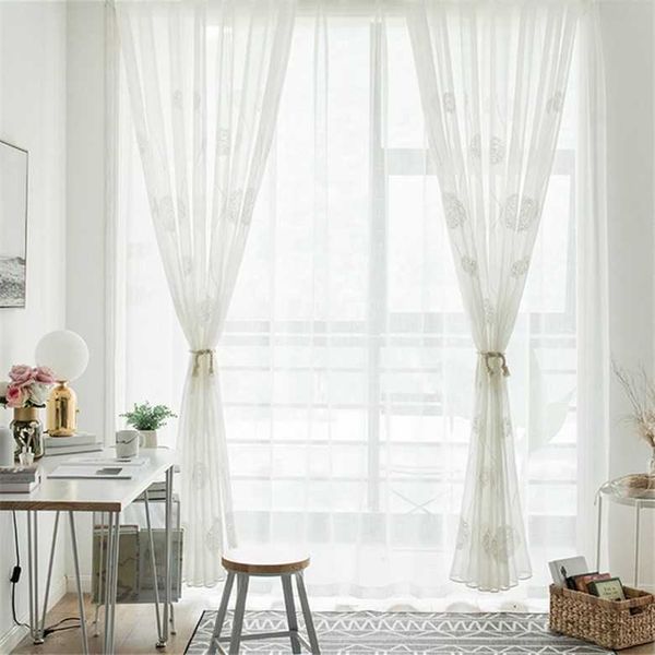 white embroidered tulle window curtains for living room linen sheer window curtains for bedroom kitchen voile curtain drapes
white embroidered tulle window curtains for living room linen sheer window curtains for bedroom kitchen voile curtain drapes