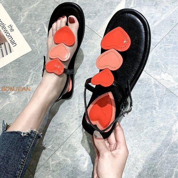 2021 summer new women's sandals cute love flip-flop sandals flat buttons buckle strap fashion comfortable women's shoes, Black
2021 summer new women's sandals cute love flip-flop sandals flat buttons buckle strap fashion comfortable women's shoes, Black