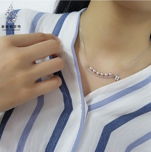 necklace xd186 korean fashion s925 silver women's creative personality pearl inlaid diamond set chain clavicle
necklace xd186 korean fashion s925 silver women's creative personality pearl inlaid diamond set chain clavicle